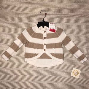 Striped Cardigan Sweater